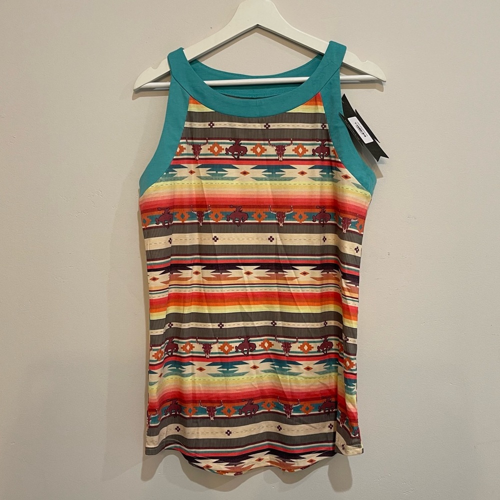 NEW Crazy Train Ranch Hand Summer Tank Top in Sz Small